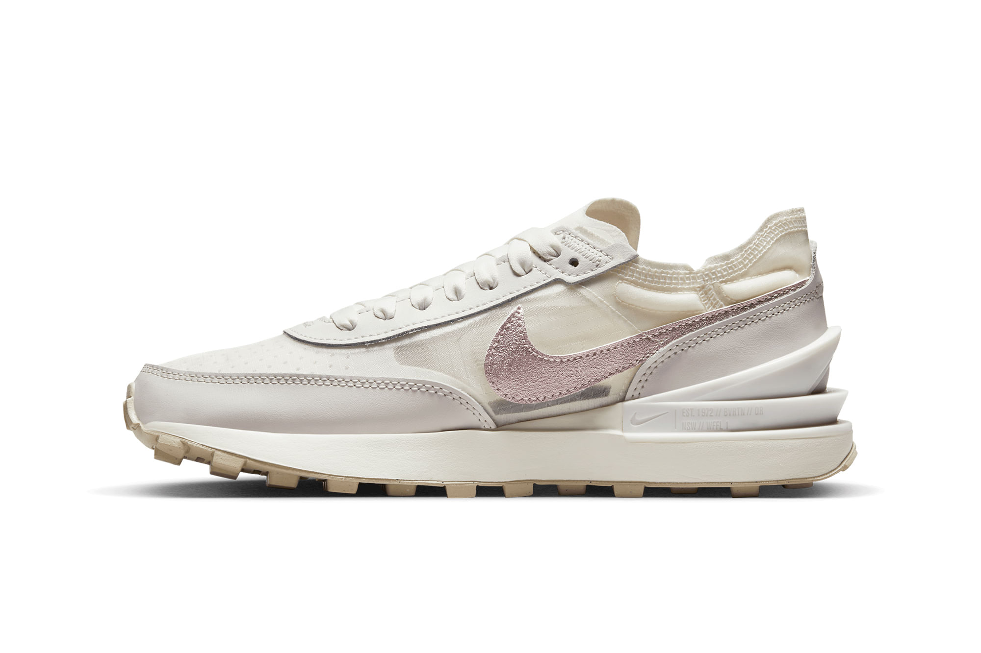 nike waffle one beige