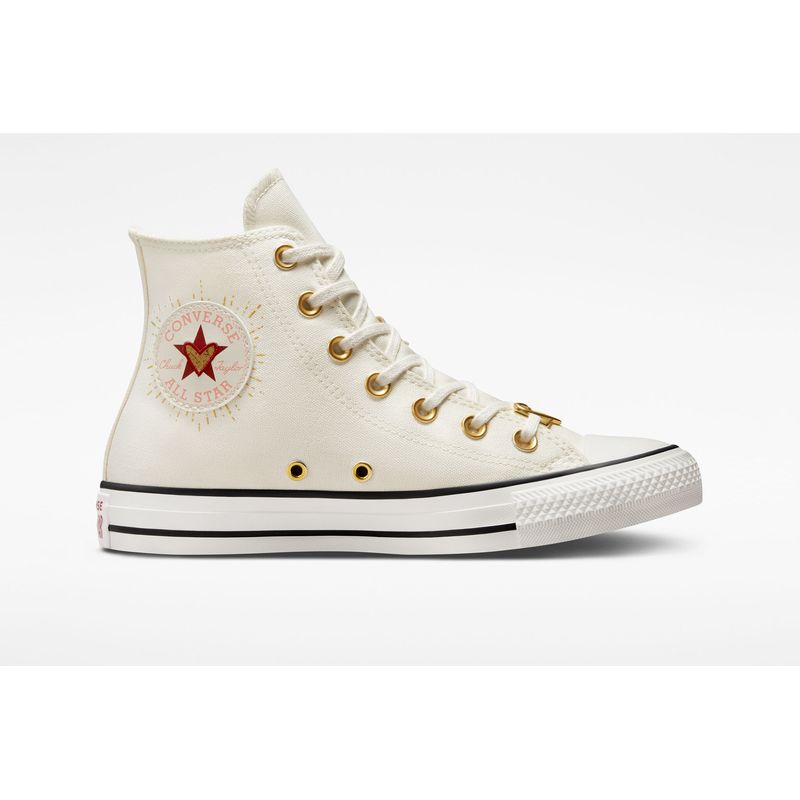 Converse blancas brillantes cheap