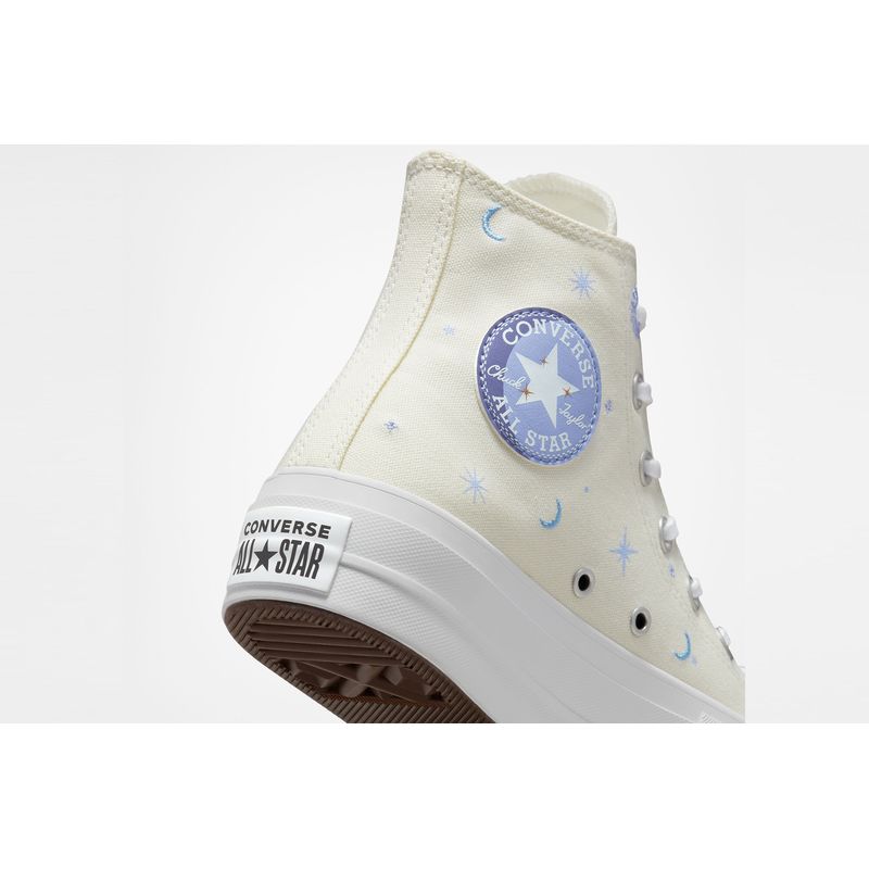 Converse amarillas con plataforma hot sale