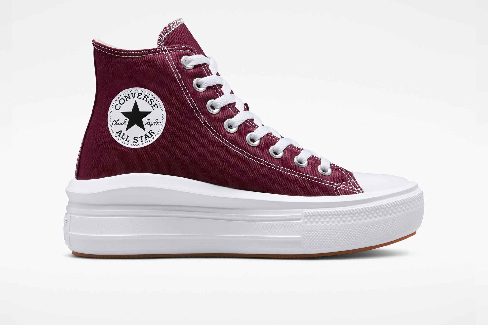 Converse granate shops plataforma