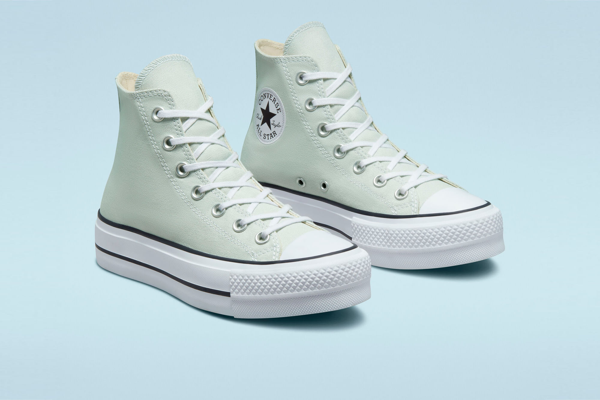 Zapatillas Chuck Taylor All Star Lift Verdes Foot on Mars