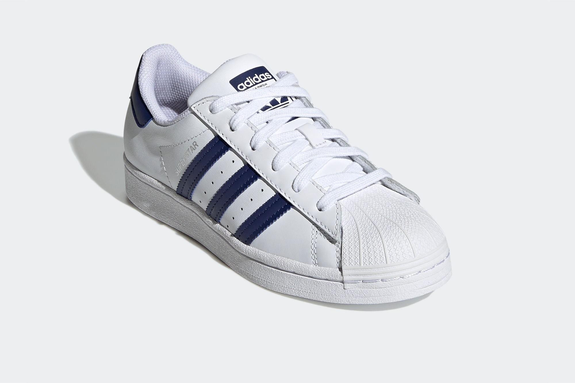 Super star adidas blancas on sale