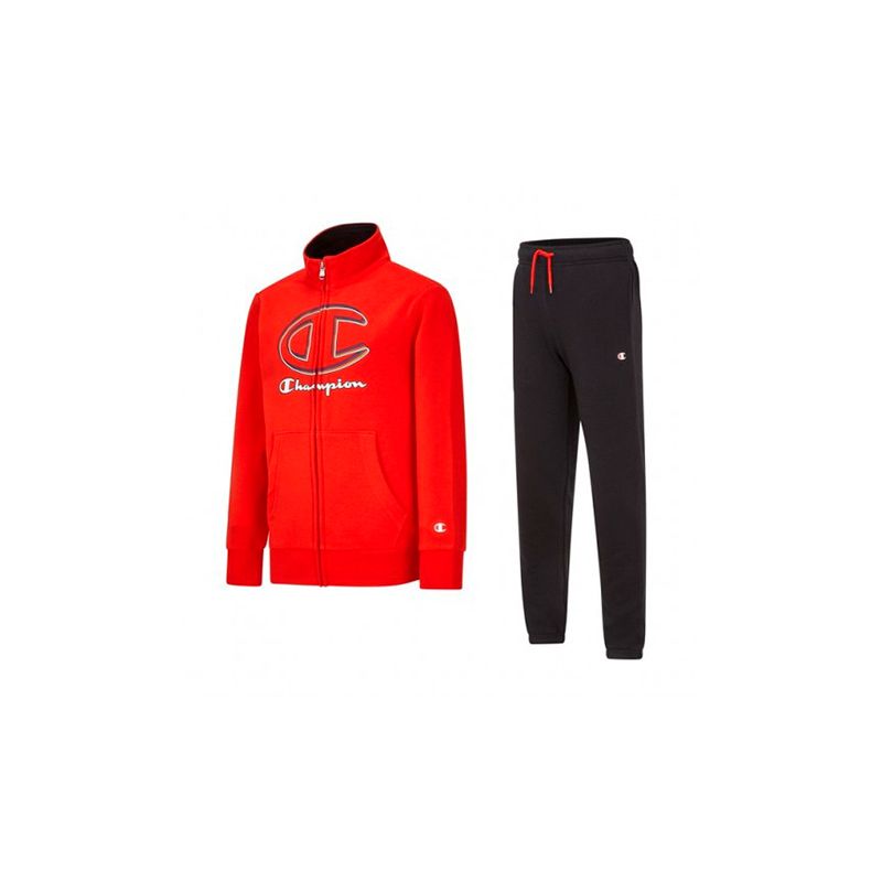 Conjunto Deportivo para Niños Champion Full Zip Rojo – Mundo das