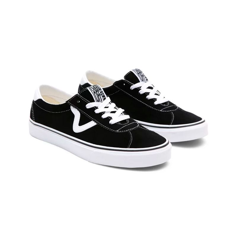 Vans negras clearance ante