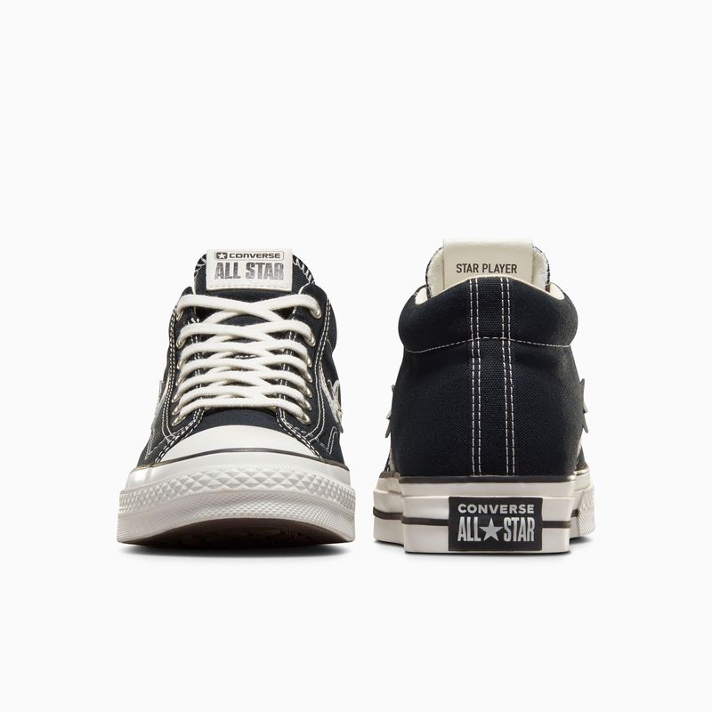 Converse negras star clearance player