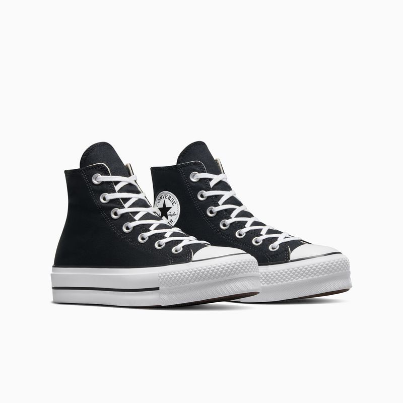 Zapatilla negra converse chuck taylor all store star platform