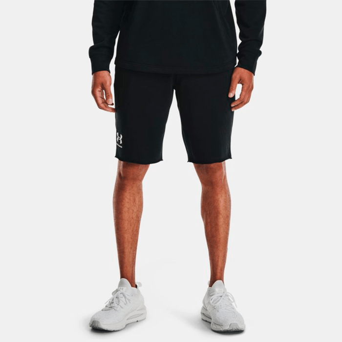 UA RIVAL TERRY SHORT-BLK