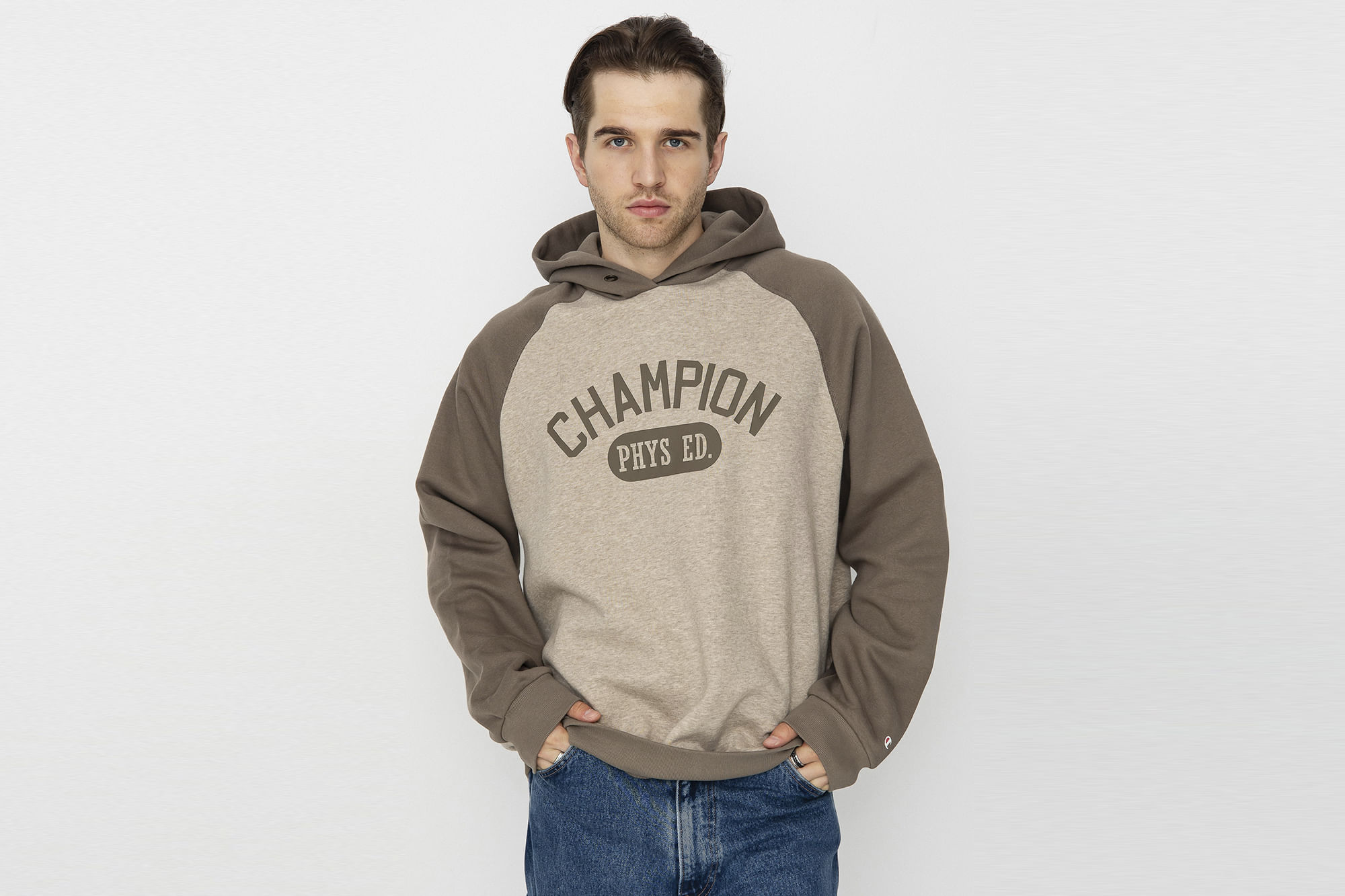 Champion store sudadera marron