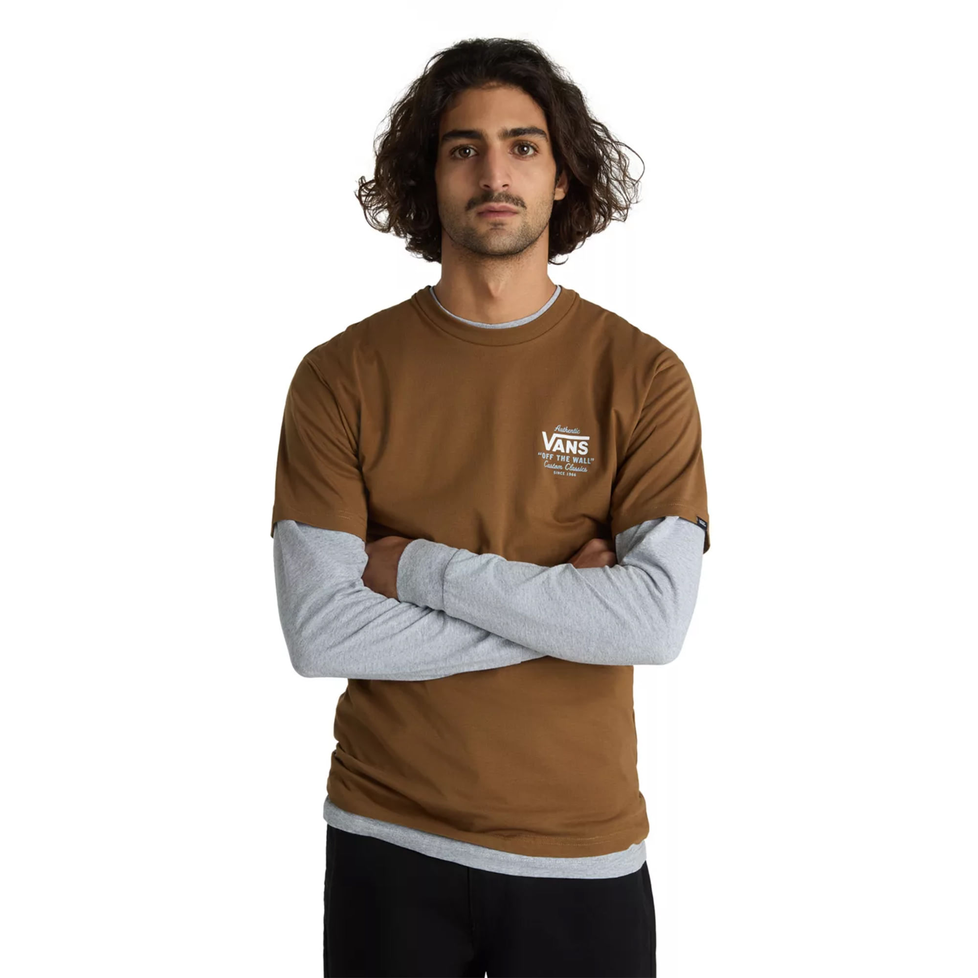 Camiseta VANS HOLDER ST CLASSIC marron Foot on Mars