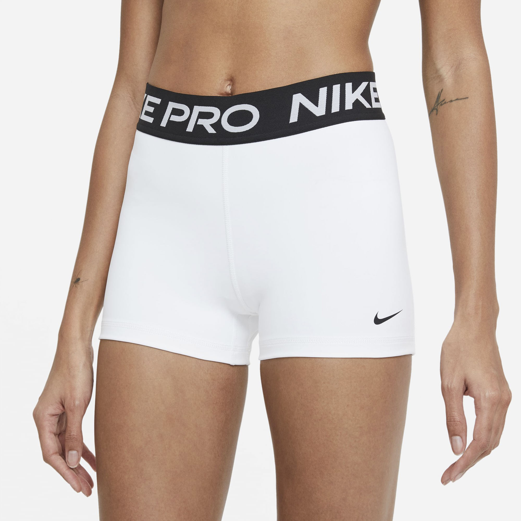 Mallas nike pro blanco on sale