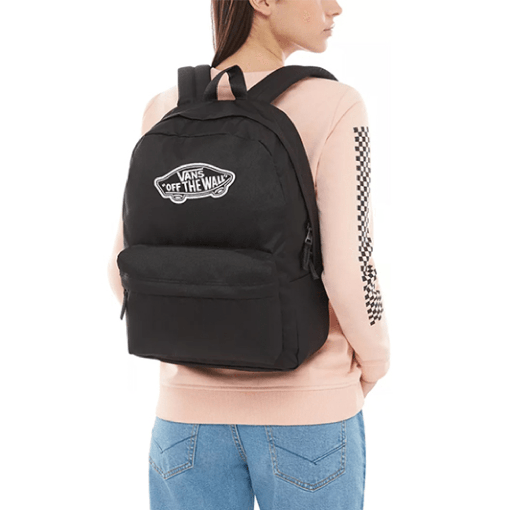 Mochila VANS REALM BACKPACK negra Atleet