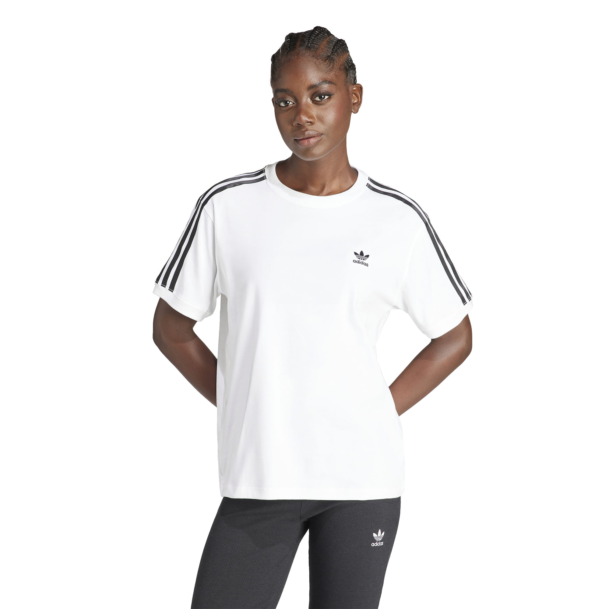 Camiseta adidas originals blanca hotsell