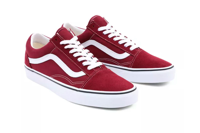 Zapatillas VANS OLD SKOOL granate Foot on Mars