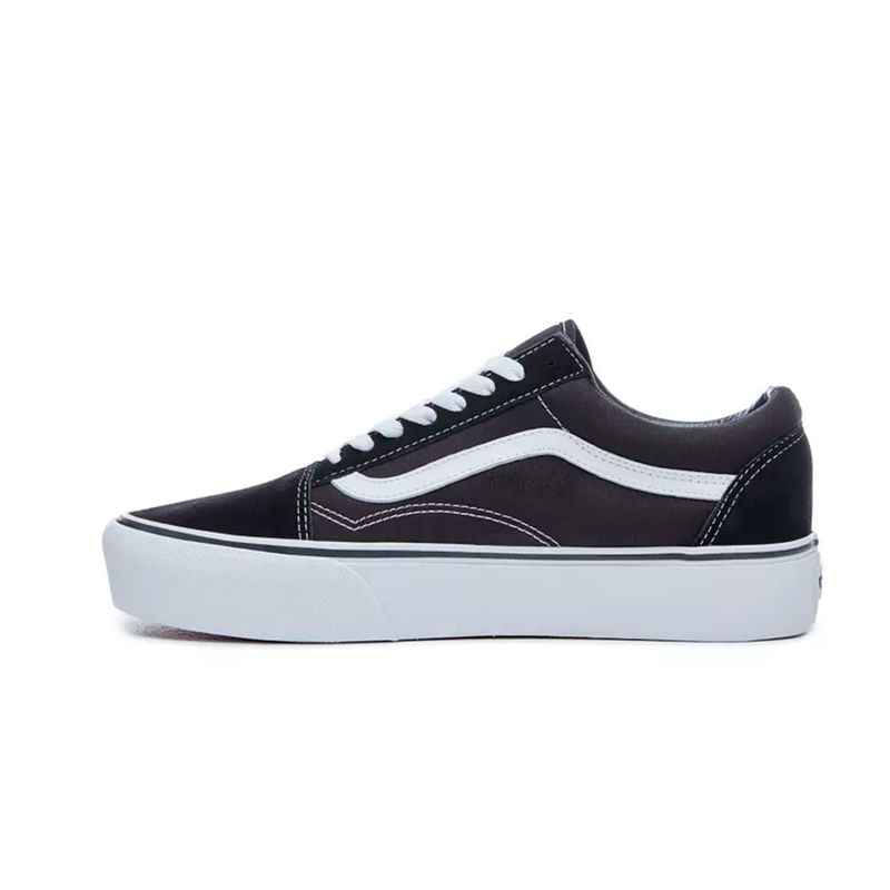 Vans con plataforma negras sale